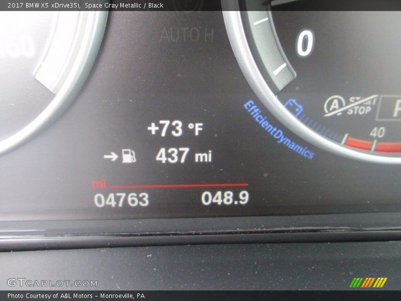Space Gray Metallic / Black 2017 BMW X5 xDrive35i