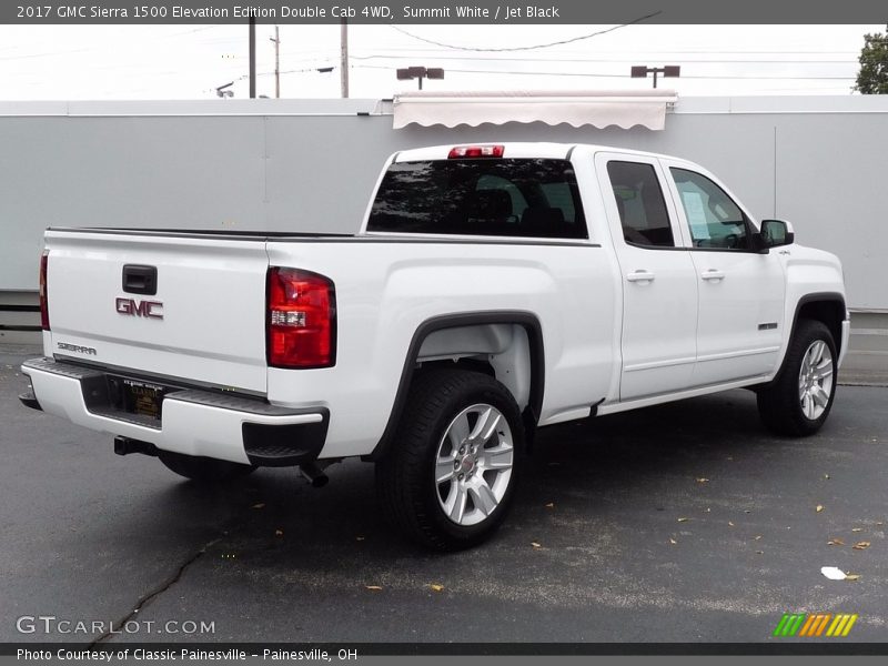Summit White / Jet Black 2017 GMC Sierra 1500 Elevation Edition Double Cab 4WD