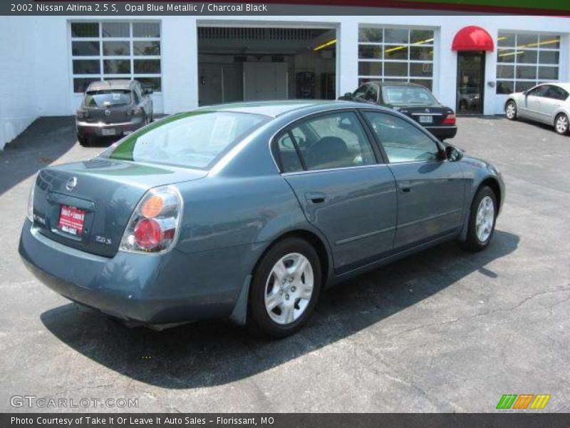 Opal Blue Metallic / Charcoal Black 2002 Nissan Altima 2.5 S