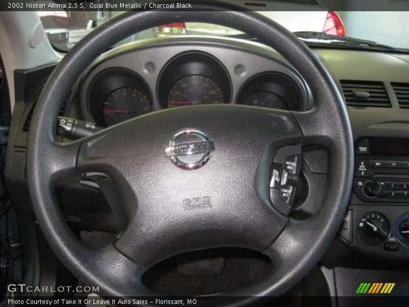 Opal Blue Metallic / Charcoal Black 2002 Nissan Altima 2.5 S