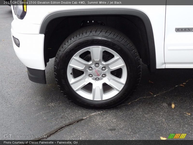 Summit White / Jet Black 2017 GMC Sierra 1500 Elevation Edition Double Cab 4WD