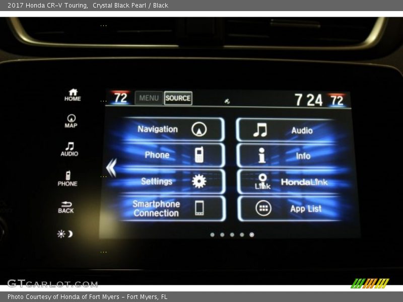 Crystal Black Pearl / Black 2017 Honda CR-V Touring