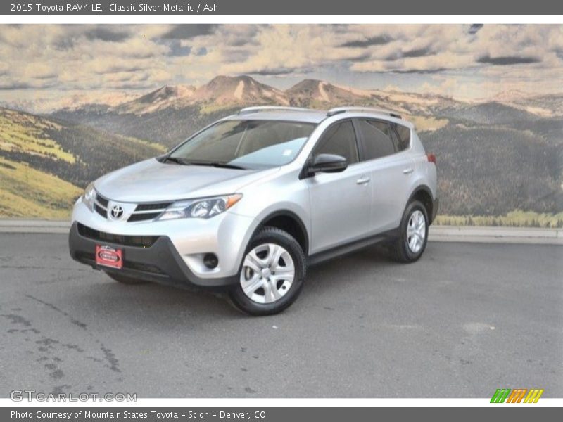Classic Silver Metallic / Ash 2015 Toyota RAV4 LE