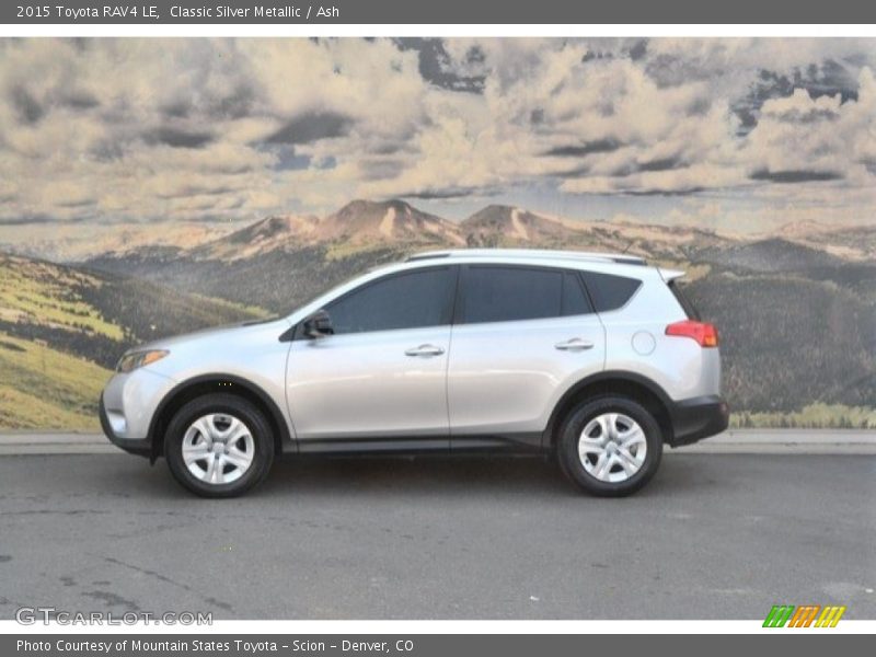 Classic Silver Metallic / Ash 2015 Toyota RAV4 LE