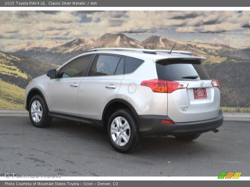 Classic Silver Metallic / Ash 2015 Toyota RAV4 LE