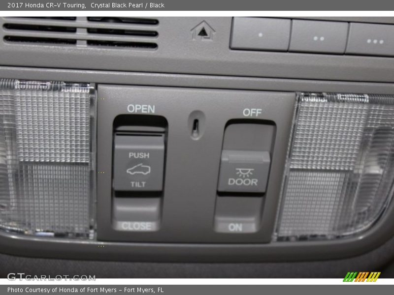 Crystal Black Pearl / Black 2017 Honda CR-V Touring