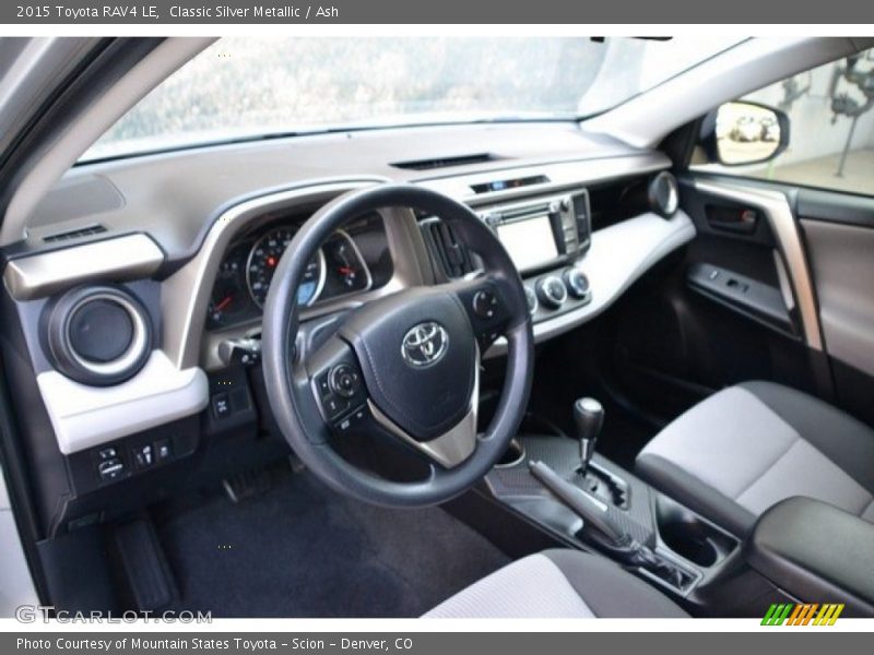 Classic Silver Metallic / Ash 2015 Toyota RAV4 LE