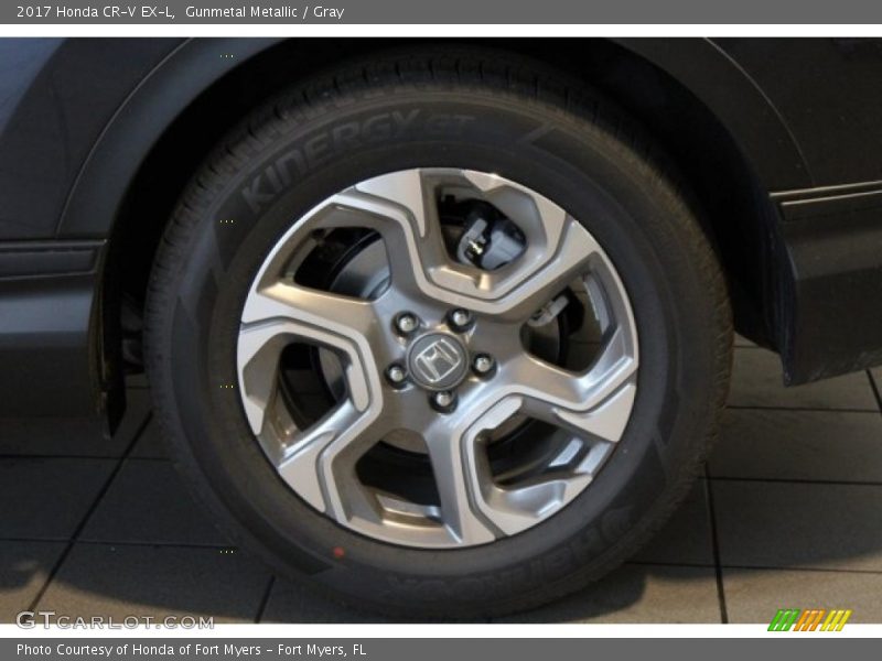 Gunmetal Metallic / Gray 2017 Honda CR-V EX-L