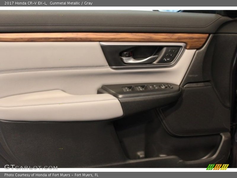 Gunmetal Metallic / Gray 2017 Honda CR-V EX-L