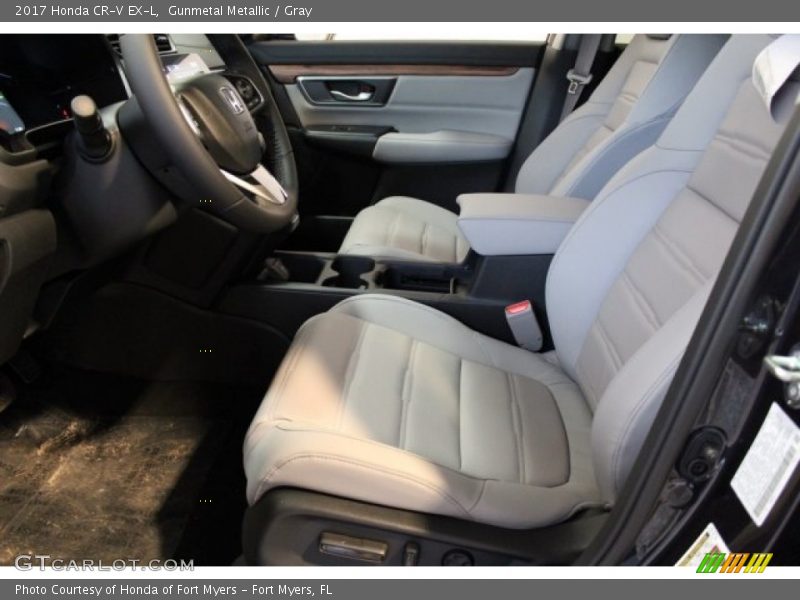 Gunmetal Metallic / Gray 2017 Honda CR-V EX-L