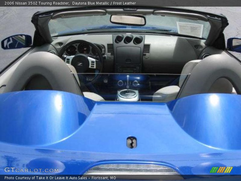Daytona Blue Metallic / Frost Leather 2006 Nissan 350Z Touring Roadster