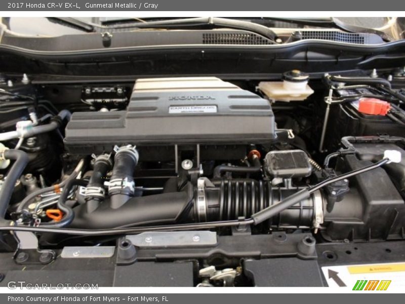 Gunmetal Metallic / Gray 2017 Honda CR-V EX-L