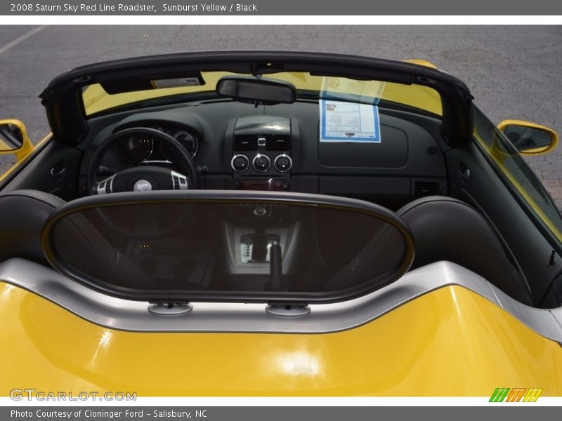 Sunburst Yellow / Black 2008 Saturn Sky Red Line Roadster