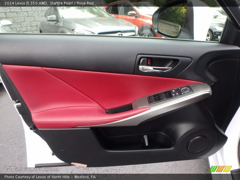 Starfire Pearl / Rioja Red 2014 Lexus IS 350 AWD