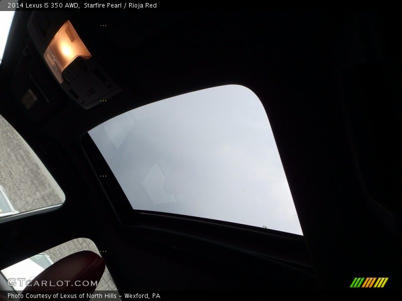 Starfire Pearl / Rioja Red 2014 Lexus IS 350 AWD