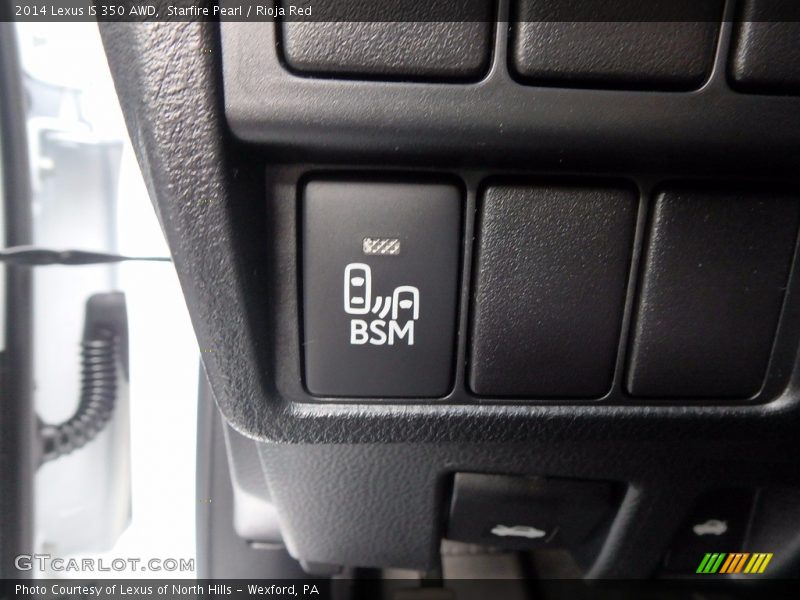 Starfire Pearl / Rioja Red 2014 Lexus IS 350 AWD