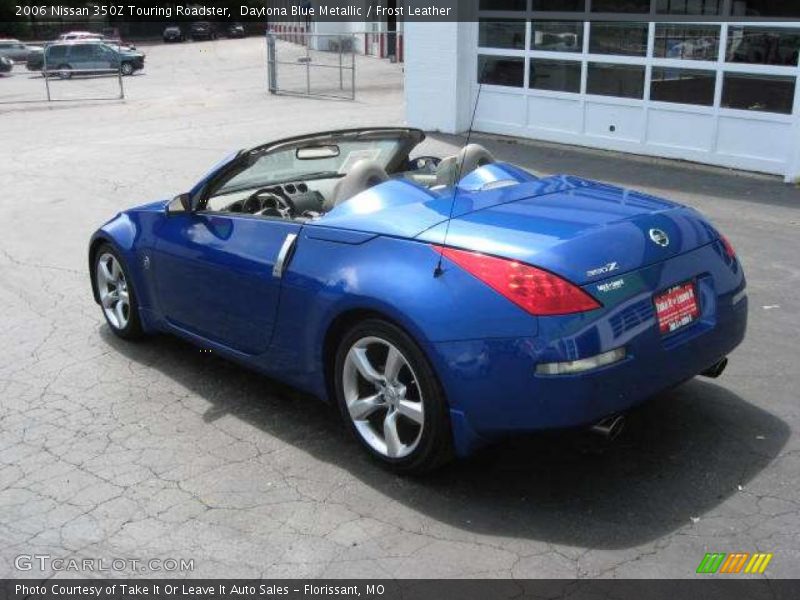 Daytona Blue Metallic / Frost Leather 2006 Nissan 350Z Touring Roadster