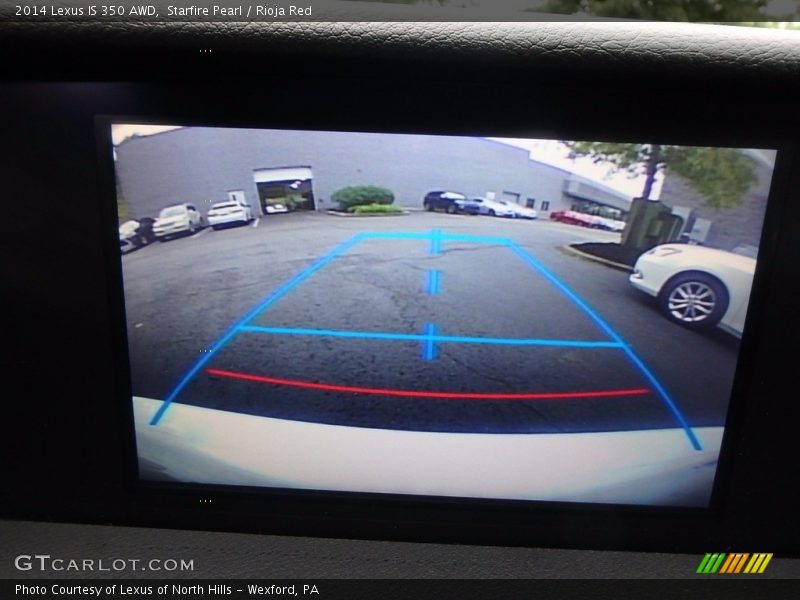 Starfire Pearl / Rioja Red 2014 Lexus IS 350 AWD