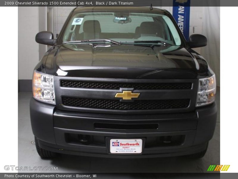Black / Dark Titanium 2009 Chevrolet Silverado 1500 Extended Cab 4x4