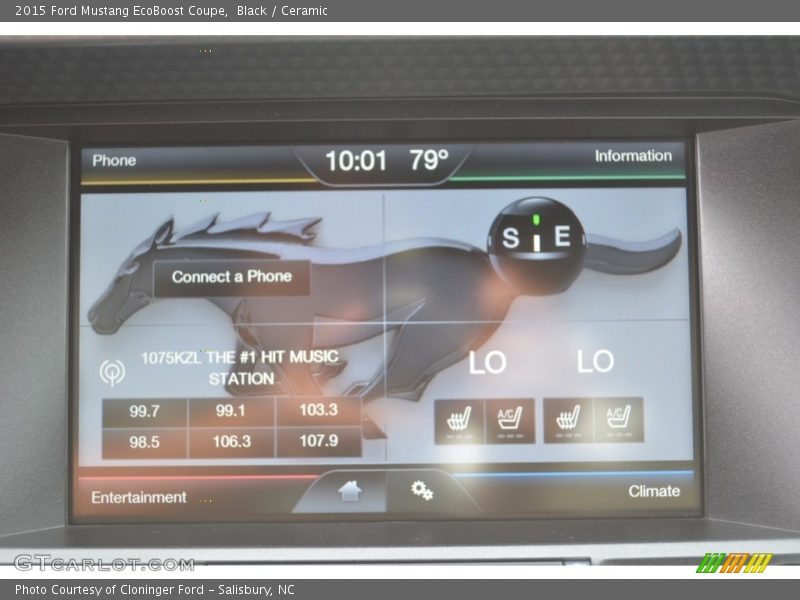 Black / Ceramic 2015 Ford Mustang EcoBoost Coupe