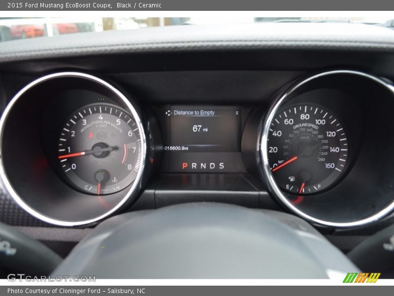 Black / Ceramic 2015 Ford Mustang EcoBoost Coupe