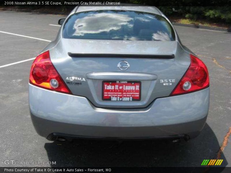 Precision Gray Metallic / Charcoal 2008 Nissan Altima 3.5 SE Coupe