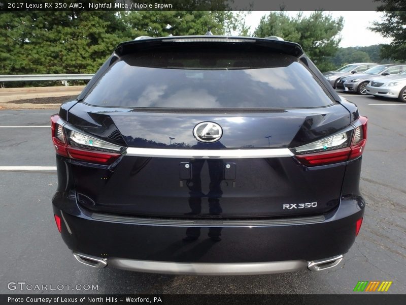 Nightfall Mica / Noble Brown 2017 Lexus RX 350 AWD
