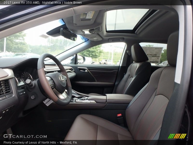 Nightfall Mica / Noble Brown 2017 Lexus RX 350 AWD