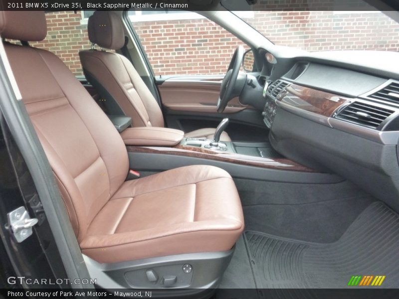 Black Sapphire Metallic / Cinnamon 2011 BMW X5 xDrive 35i