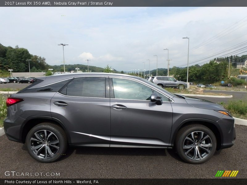 Nebula Gray Pearl / Stratus Gray 2017 Lexus RX 350 AWD