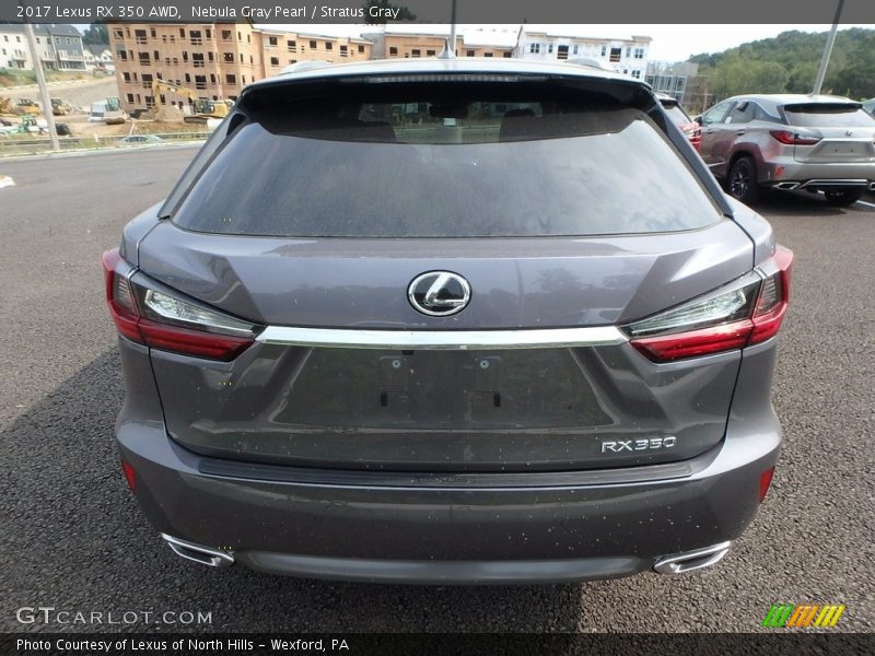 Nebula Gray Pearl / Stratus Gray 2017 Lexus RX 350 AWD