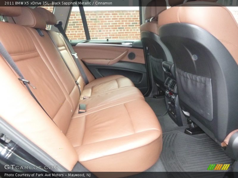 Black Sapphire Metallic / Cinnamon 2011 BMW X5 xDrive 35i