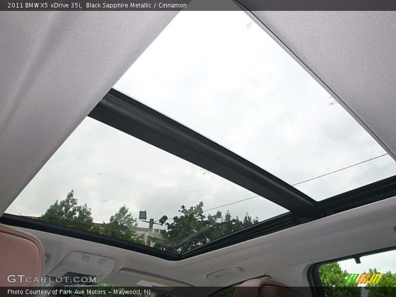 Black Sapphire Metallic / Cinnamon 2011 BMW X5 xDrive 35i