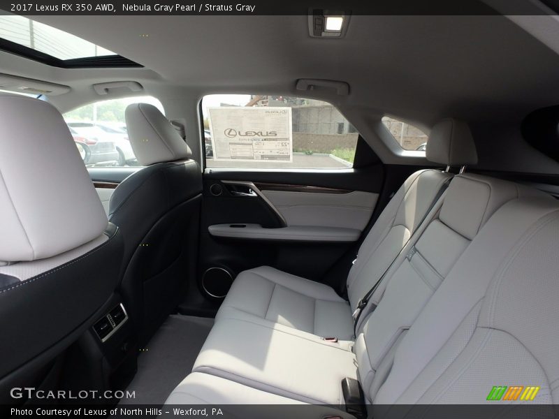 Nebula Gray Pearl / Stratus Gray 2017 Lexus RX 350 AWD