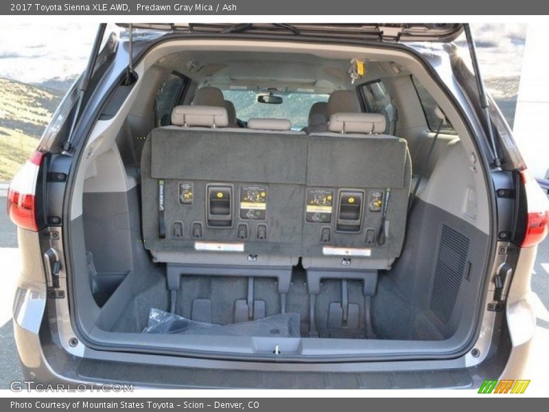 Predawn Gray Mica / Ash 2017 Toyota Sienna XLE AWD