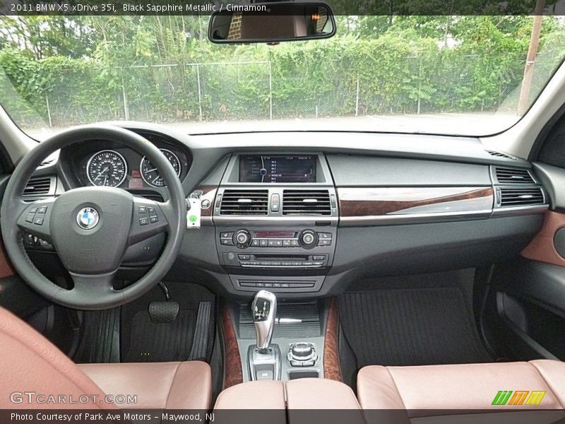 Black Sapphire Metallic / Cinnamon 2011 BMW X5 xDrive 35i