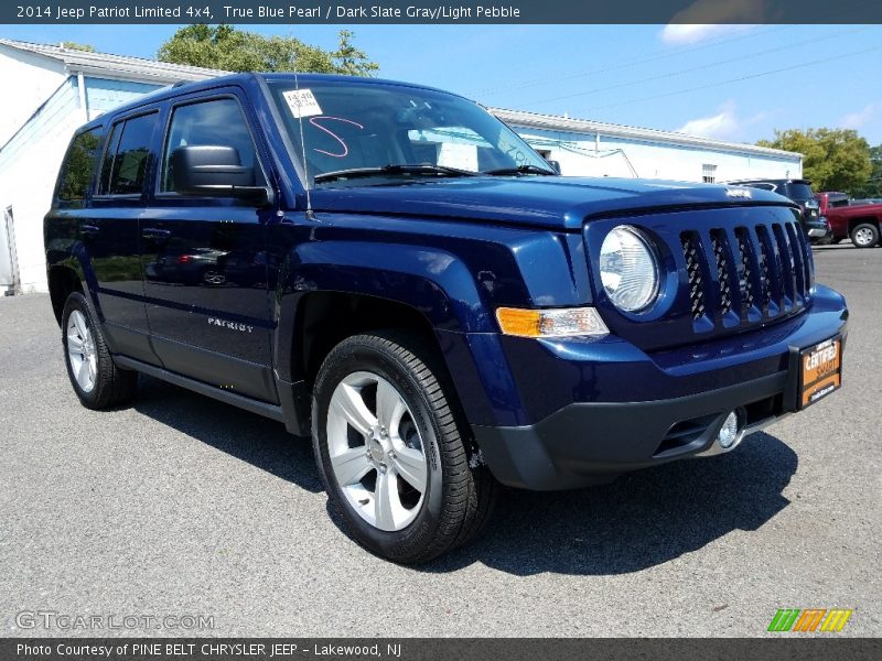 True Blue Pearl / Dark Slate Gray/Light Pebble 2014 Jeep Patriot Limited 4x4