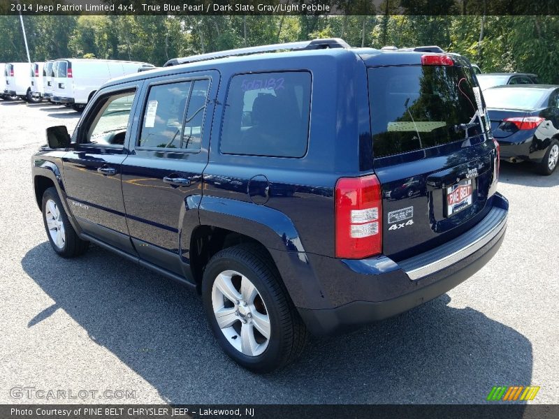 True Blue Pearl / Dark Slate Gray/Light Pebble 2014 Jeep Patriot Limited 4x4