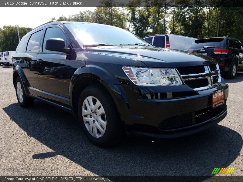 Pitch Black / Black 2015 Dodge Journey SE