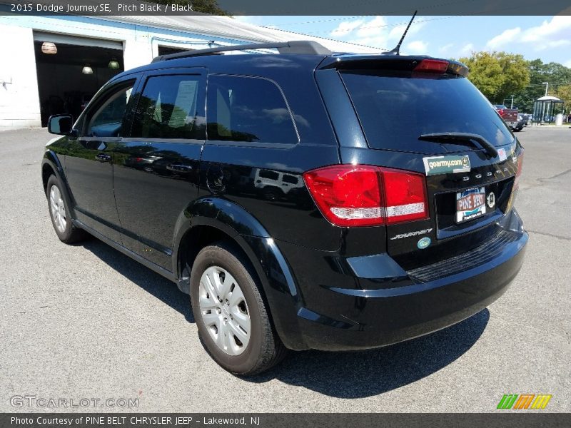 Pitch Black / Black 2015 Dodge Journey SE