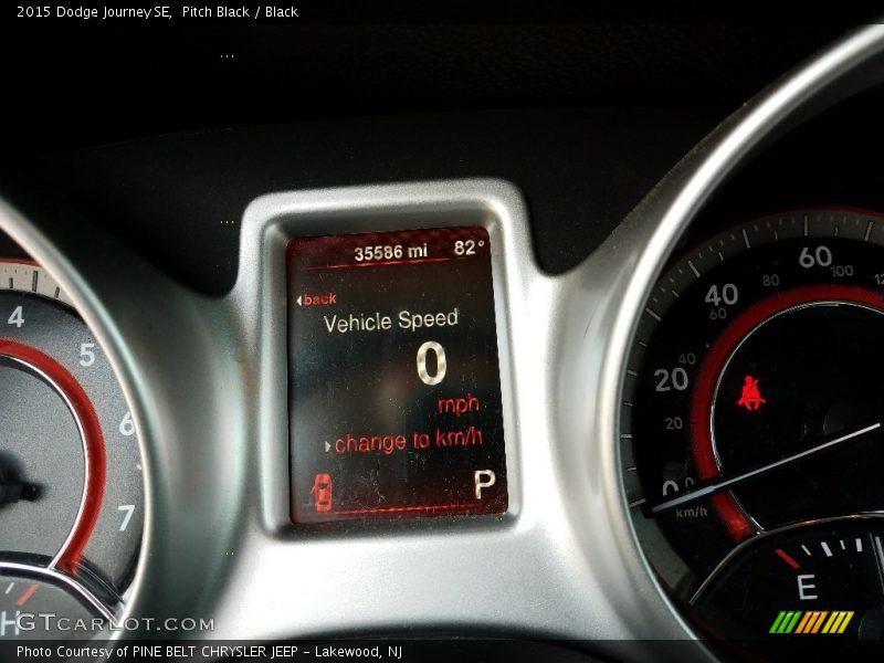Pitch Black / Black 2015 Dodge Journey SE