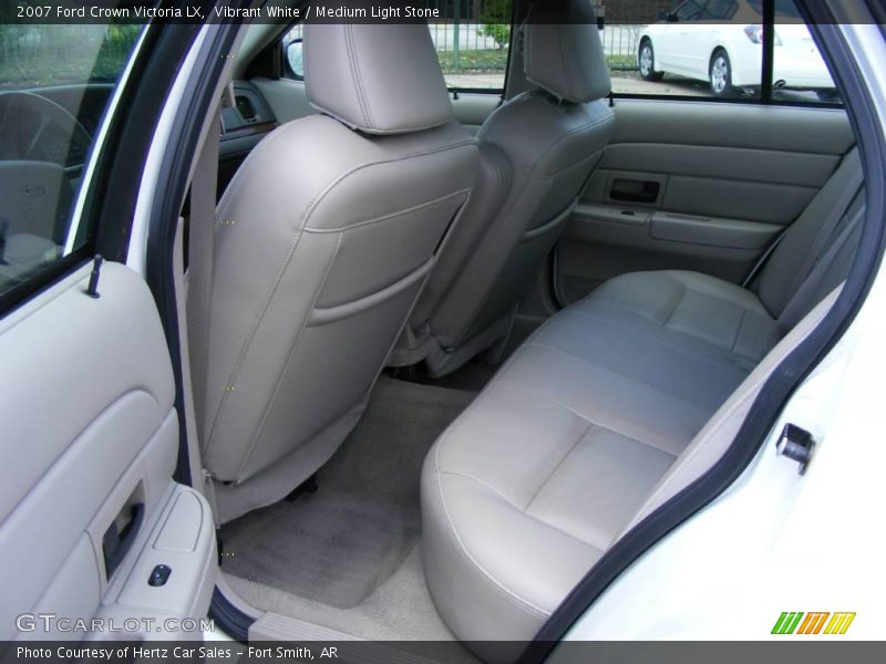 Vibrant White / Medium Light Stone 2007 Ford Crown Victoria LX