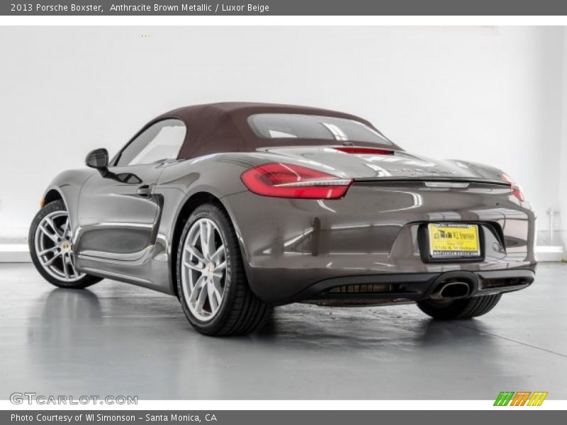 Anthracite Brown Metallic / Luxor Beige 2013 Porsche Boxster