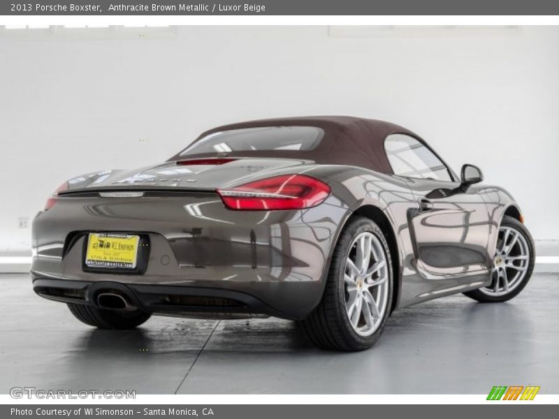 Anthracite Brown Metallic / Luxor Beige 2013 Porsche Boxster