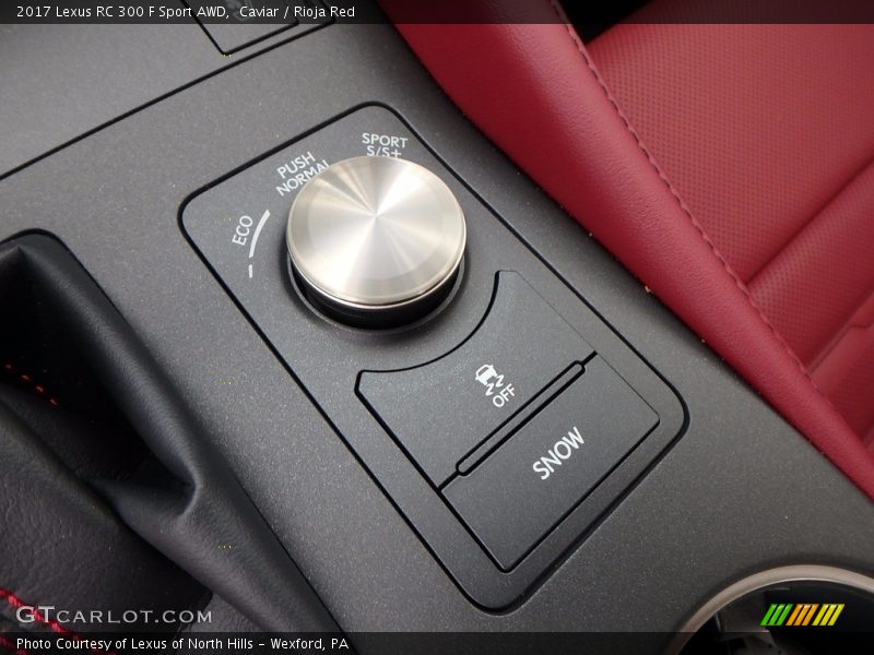 Controls of 2017 RC 300 F Sport AWD