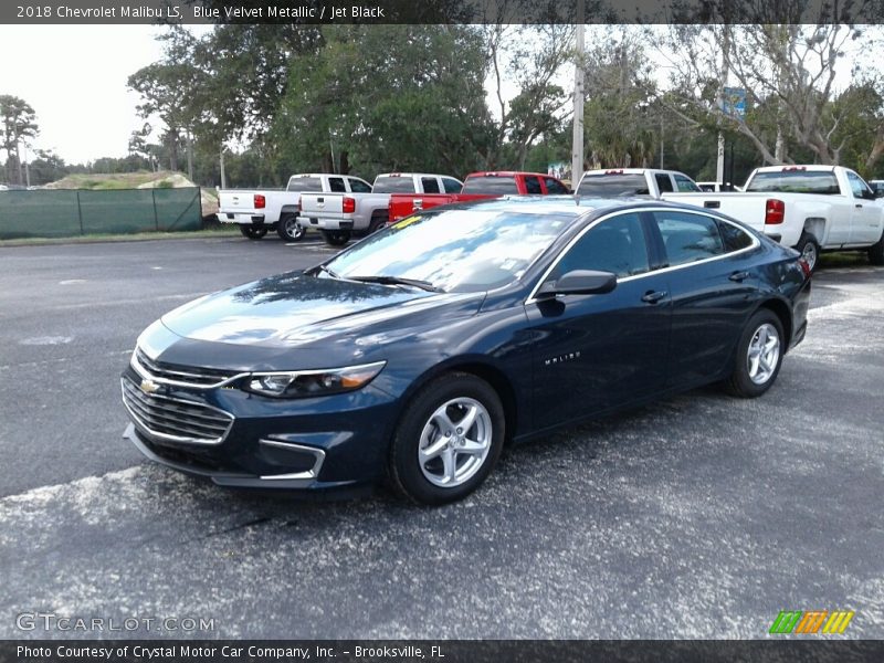 Blue Velvet Metallic / Jet Black 2018 Chevrolet Malibu LS