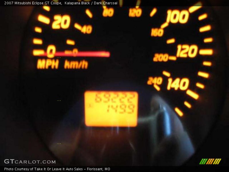 Kalapana Black / Dark Charcoal 2007 Mitsubishi Eclipse GT Coupe