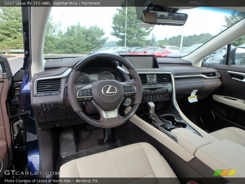 Nightfall Mica / Parchment 2017 Lexus RX 350 AWD
