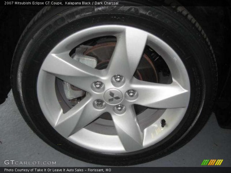 Kalapana Black / Dark Charcoal 2007 Mitsubishi Eclipse GT Coupe