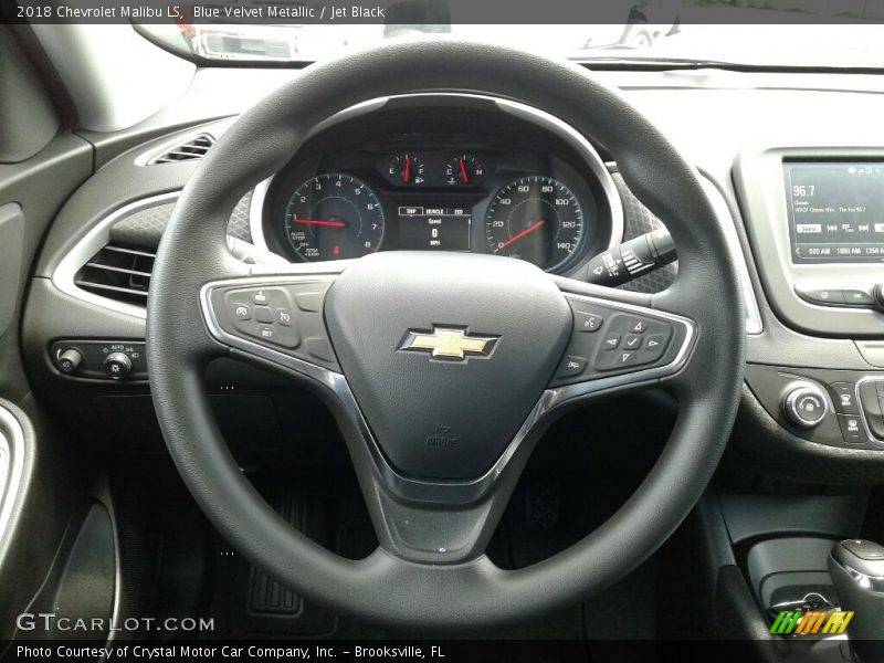 Blue Velvet Metallic / Jet Black 2018 Chevrolet Malibu LS